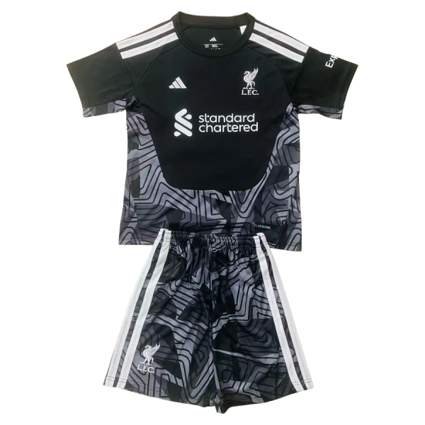 Conjunto Liverpool Portero 2026/2027 Niño Negro Conjunto Liverpool Portero 2026/2027 Niño Negro