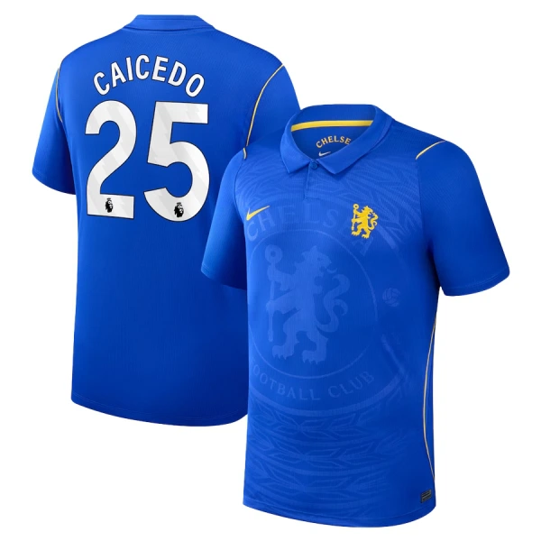 Camiseta Chelsea Moisés Caicedo 25 Local 2026/2027 Camiseta Chelsea Moisés Caicedo 25 Local 2026/2027