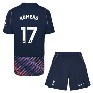 Conjunto Tottenham Hotspur Cristian Romero 17 Visitante 2026/2027 Niño
