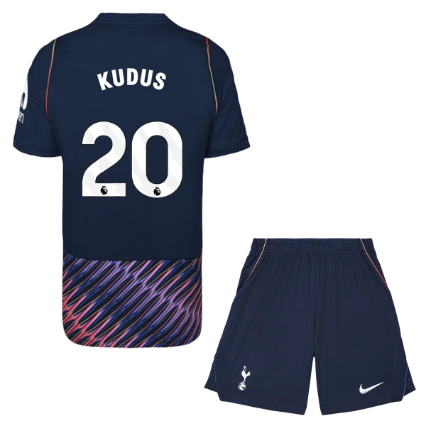 Conjunto Tottenham Hotspur Kudus 20 Visitante 2026/2027 Niño Conjunto Tottenham Hotspur Kudus 20 Visitante 2026/2027 Niño