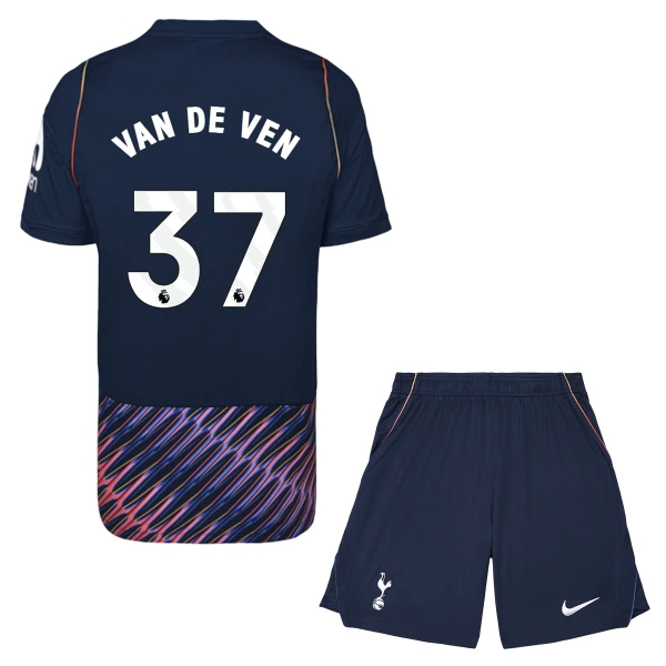 Conjunto Tottenham Hotspur Micky van de Ven 37 Visitante 2026/2027 Niño