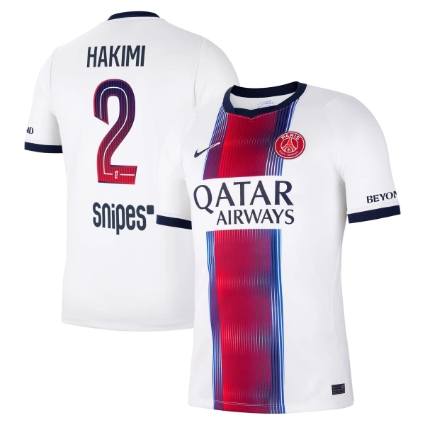 Camiseta PSG Achraf Hakimi 2 Visitante 2026/2027 Camiseta PSG Achraf Hakimi 2 Visitante 2026/2027