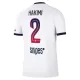 Camiseta PSG Achraf Hakimi 2 Visitante 2026/2027