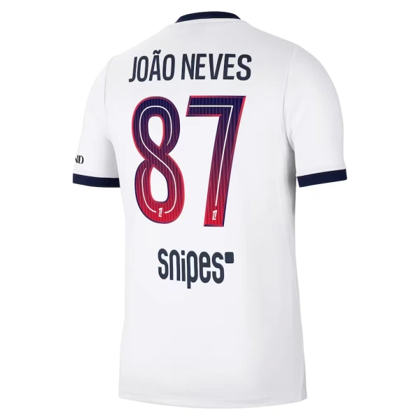 Camiseta PSG João Neves 87 Visitante 2026/2027
