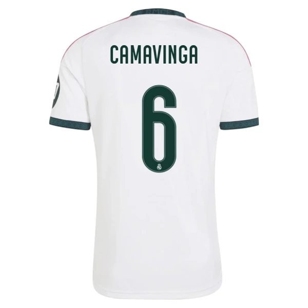 Camiseta Real Madrid Eduardo Camavinga 6 Local 2026/2027 Camiseta Real Madrid Eduardo Camavinga 6 Local 2026/2027