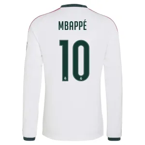 Camiseta Real Madrid Kylian Mbappé 10 Local 2026/2027 Manga Larga