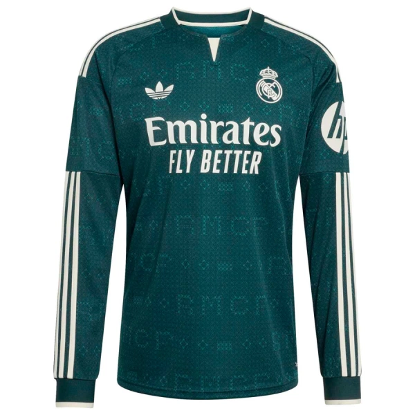 Camiseta Real Madrid Visitante 2026/2027 Manga Larga Camiseta Real Madrid Visitante 2026/2027 Manga Larga