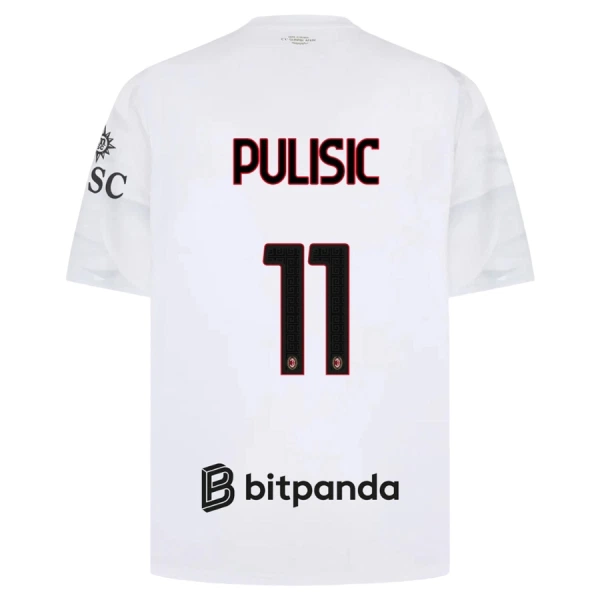 Camiseta AC Milan Christian Pulisic 11 Visitante 2026/2027 Camiseta AC Milan Christian Pulisic 11 Visitante 2026/2027