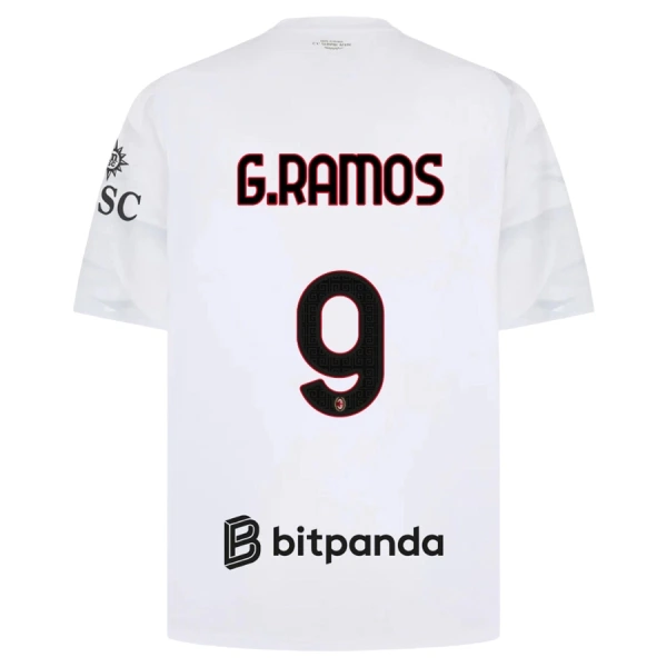 Camiseta AC Milan G. Ramos 9 Visitante 2026/2027 Camiseta AC Milan G. Ramos 9 Visitante 2026/2027