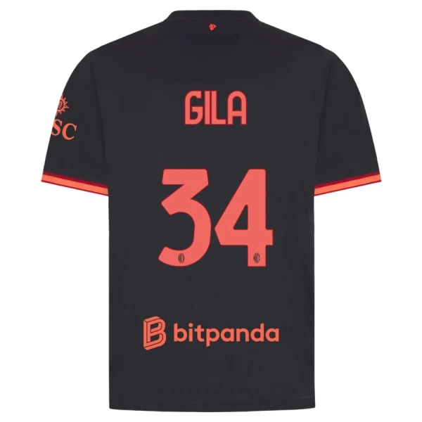 Camiseta AC Milan Gila 34 Tercera Equipación 2026/2027 Camiseta AC Milan Gila 34 Tercera Equipación 2026/2027