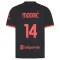 Camiseta AC Milan Luka Modrić 14 Tercera Equipación 2026/2027