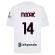 Camiseta AC Milan Luka Modrić 14 Visitante 2026/2027