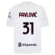 Camiseta AC Milan Pavlovic 31 Visitante 2026/2027