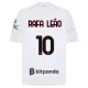 Camiseta AC Milan Rafael Leão 10 Visitante 2026/2027 Camiseta AC Milan Rafael Leão 10 Visitante 2026/2027