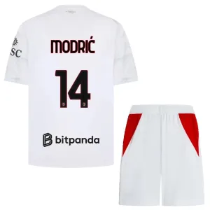 Conjunto AC Milan Luka Modrić 14 Visitante 2026/2027 Niño