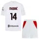 Conjunto AC Milan Luka Modrić 14 Visitante 2026/2027 Niño