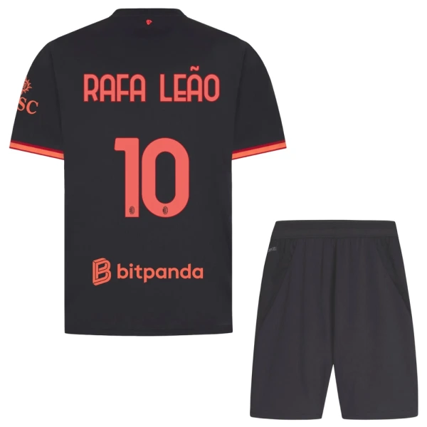 Conjunto AC Milan Rafael Leão 10 Tercera Equipación 2026/2027 Niño Conjunto AC Milan Rafael Leão 10 Tercera Equipación 2026/2027 Niño