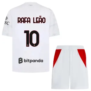 Conjunto AC Milan Rafael Leão 10 Visitante 2026/2027 Niño
