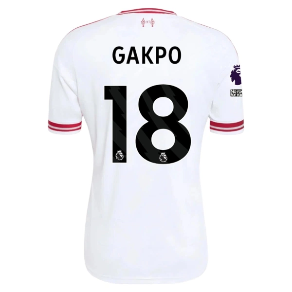 Camiseta Liverpool Cody Gakpo 18 Visitante 2026/2027 Camiseta Liverpool Cody Gakpo 18 Visitante 2026/2027