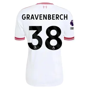 Camiseta Liverpool Gravenberch 38 Visitante 2026/2027