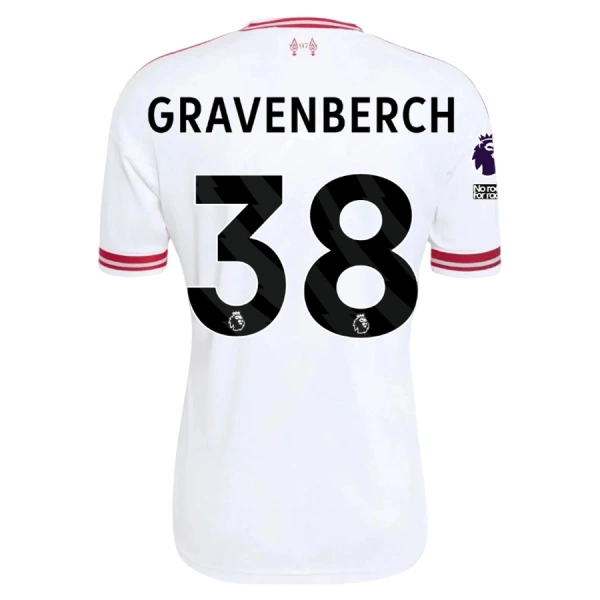 Camiseta Liverpool Gravenberch 38 Visitante 2026/2027