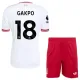Conjunto Liverpool Cody Gakpo 18 Visitante 2026/2027 Niño