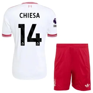 Conjunto Liverpool Federico Chiesa 14 Visitante 2026/2027 Niño