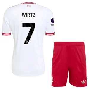 Conjunto Liverpool Florian Wirtz 7 Visitante 2026/2027 Niño