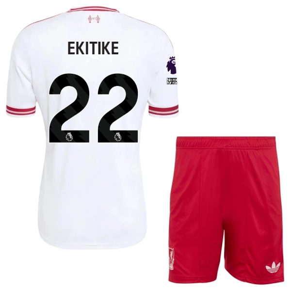 Conjunto Liverpool Hugo Ekitiké 22 Visitante 2026/2027 Niño