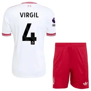 Conjunto Liverpool Virgil van Dijk 4 Visitante 2026/2027 Niño