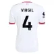 Conjunto Liverpool Virgil van Dijk 4 Visitante 2026/2027 Niño