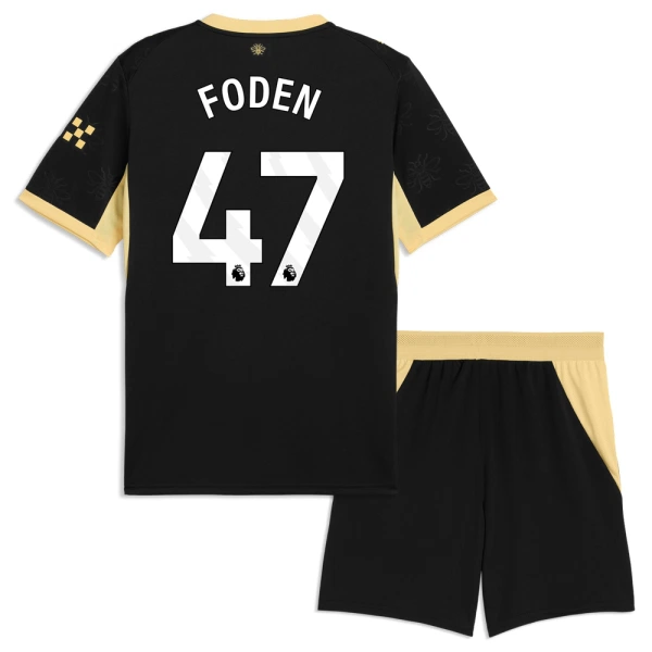 Conjunto Manchester City Phil Foden 47 Visitante 2026/2027 Niño Conjunto Manchester City Phil Foden 47 Visitante 2026/2027 Niño