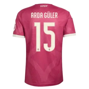 Camiseta Real Madrid Arda Güler 15 Tercera Equipación 2026/2027