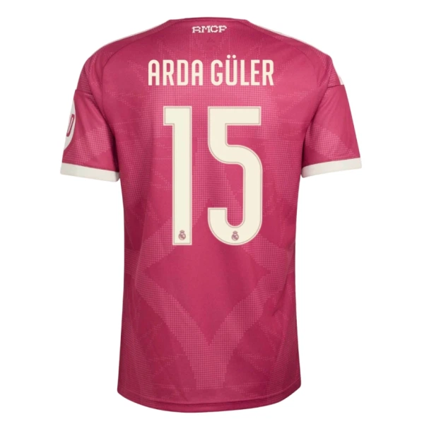 Camiseta Real Madrid Arda Güler 15 Tercera Equipación 2026/2027 Camiseta Real Madrid Arda Güler 15 Tercera Equipación 2026/2027