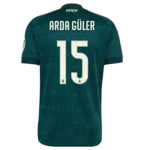 Camiseta Real Madrid Arda Güler 15 Visitante 2026/2027