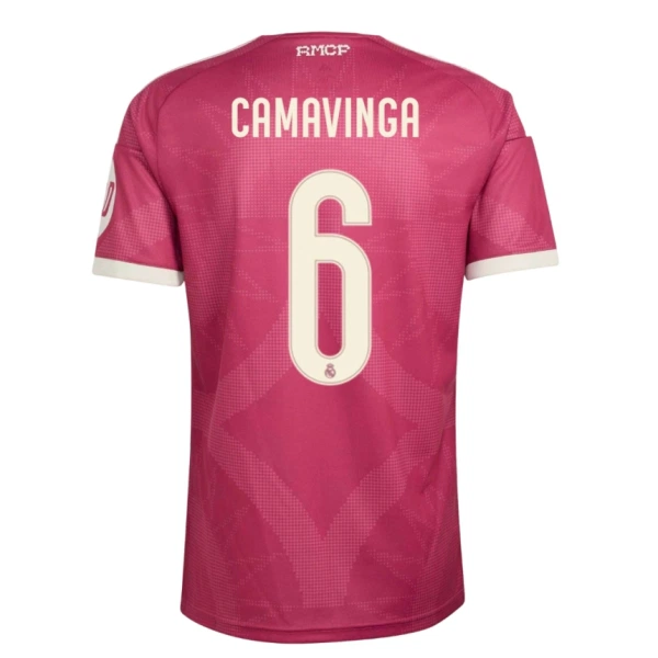 Camiseta Real Madrid Eduardo Camavinga 6 Tercera Equipación 2026/2027 Camiseta Real Madrid Eduardo Camavinga 6 Tercera Equipación 2026/2027