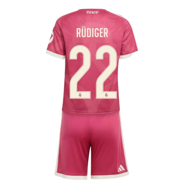 Conjunto Real Madrid Antonio Rüdiger 22 Tercera Equipación 2026/2027 Niño Conjunto Real Madrid Antonio Rüdiger 22 Tercera Equipación 2026/2027 Niño