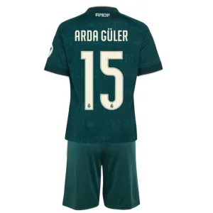 Conjunto Real Madrid Arda Güler 15 Visitante 2026/2027 Niño