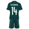 Conjunto Real Madrid Aurélien Tchouaméni 14 Visitante 2026/2027 Niño