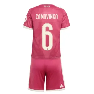 Conjunto Real Madrid Eduardo Camavinga 6 Tercera Equipación 2026/2027 Niño