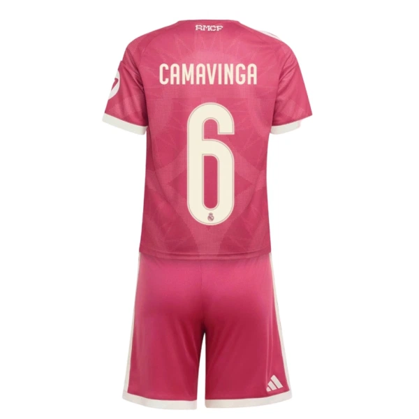 Conjunto Real Madrid Eduardo Camavinga 6 Tercera Equipación 2026/2027 Niño Conjunto Real Madrid Eduardo Camavinga 6 Tercera Equipación 2026/2027 Niño