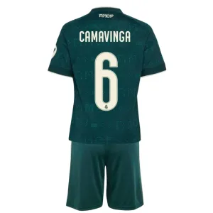Conjunto Real Madrid Eduardo Camavinga 6 Visitante 2026/2027 Niño