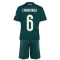 Conjunto Real Madrid Eduardo Camavinga 6 Visitante 2026/2027 Niño