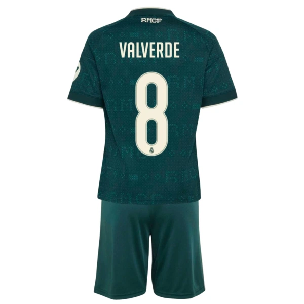 Conjunto Real Madrid Federico Valverde 8 Visitante 2026/2027 Niño Conjunto Real Madrid Federico Valverde 8 Visitante 2026/2027 Niño