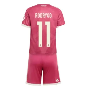 Conjunto Real Madrid Rodrygo 11 Tercera Equipación 2026/2027 Niño