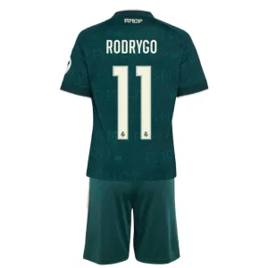 Conjunto Real Madrid Rodrygo 11 Visitante 2026/2027 Niño