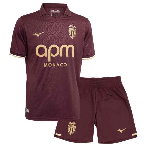 Conjunto AS Monaco Visitante 2026/2027 Niño Conjunto AS Monaco Visitante 2026/2027 Niño