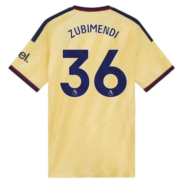 Camiseta Arsenal Martín Zubimendi 36 Tercera Equipación 2026/2027