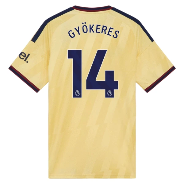 Camiseta Arsenal Viktor Gyökeres 14 Tercera Equipación 2026/2027 Camiseta Arsenal Viktor Gyökeres 14 Tercera Equipación 2026/2027