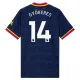 Camiseta Arsenal Viktor Gyökeres 14 Visitante 2026/2027 Camiseta Arsenal Viktor Gyökeres 14 Visitante 2026/2027